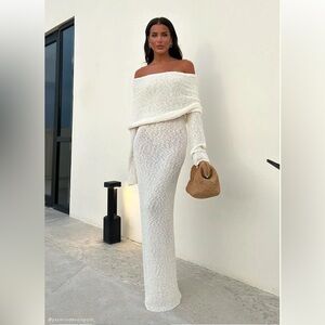 Meshki Marisol dress in cream boucle small